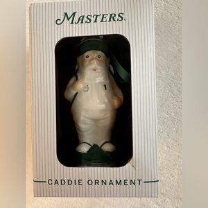 Masters Gnome Caddie Ornament. Purchased at Augusta National / Masters. NWT RARE